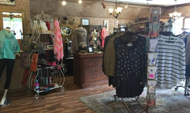 finished and renovated clothing store