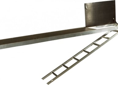 aluminija klajs ar luku un kapnem 3m