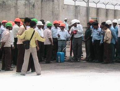 Fire Safety Equipment Training of SK Fire Protection