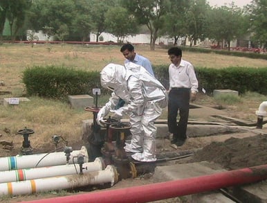Fire Safety Equipment Training of SK Fire Protection