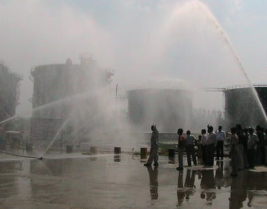 Fire Safety Equipment Training of SK Fire Protection