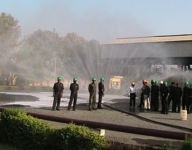 Fire Safety Equipment Training of SK Fire Protection