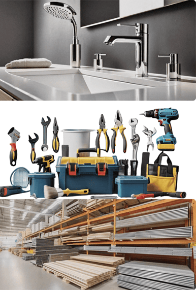 Sanitary, Hardware and Pipes