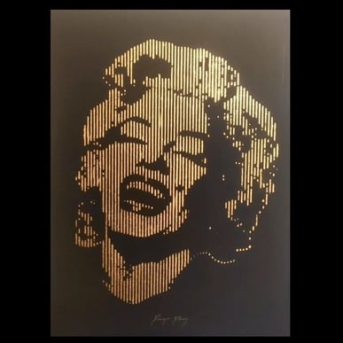 Marilyn Monroe di oro