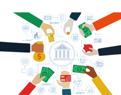 a group of people holding hands with the word stop smoking