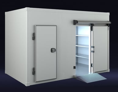 insulated cool room with sliding door and swing door sydney new south wales 