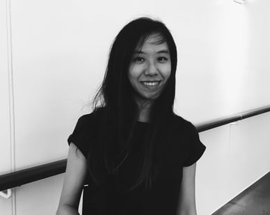 a black and white profile picture of the author 