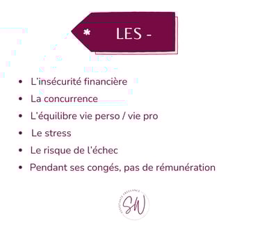Devenir secrétaire indépendante, les inconvénients