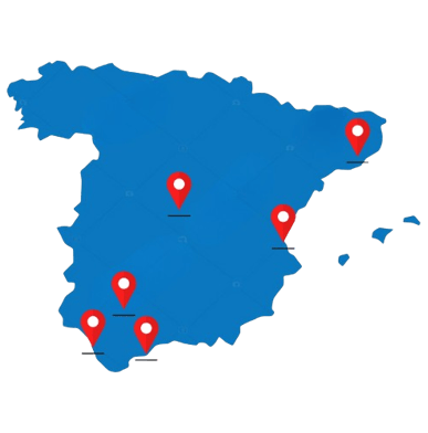 quienes somo y mapa de oficinas
