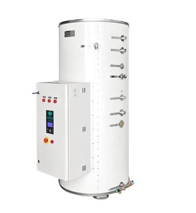 Lotus Plasma Therme der S-Serie mit Steuerungseinheit – emissionsfreie Heizanlage für große Wohn- und Gewerbeflächen