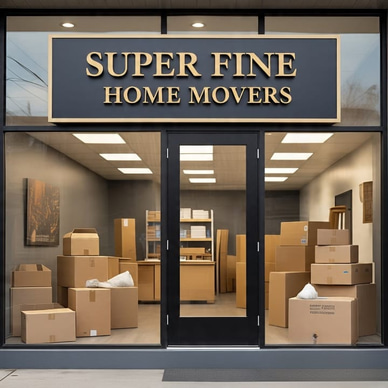 Super Fine Movers logo