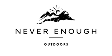 Never Enough Outdoors logo