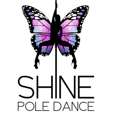 SHINE POLE DANCE logo