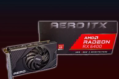 AMD RX 6400 compact GPU for casual and office gaming setups