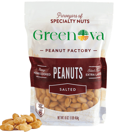 greenova salted peanuts