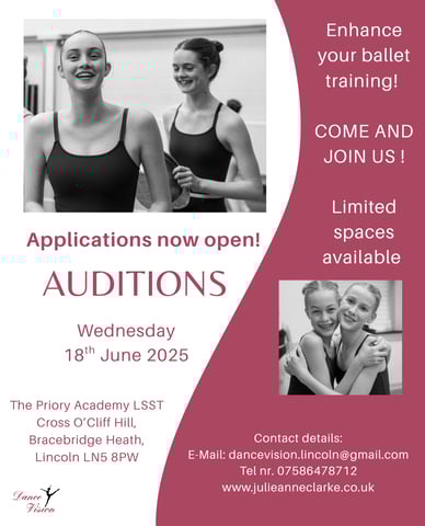 a poster for a dance class at the dance studio