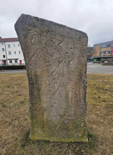 Rune in the town centre of Vallentuna, Sweden