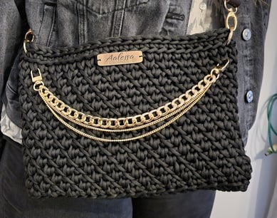 Sac à main fait au crochet unique personnalisé style fait main France artisan tendance  Sacs a main 