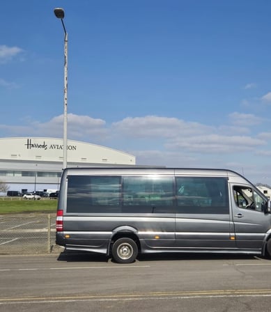 Executive Minibus In Harrods Aviation