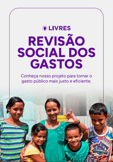 capa da publicação revisão social dos gastos do livres com família de pessoas pretas
