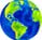 icon of a globe/planet earth