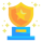 Golden award icon.