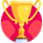 Trophy cup icon.