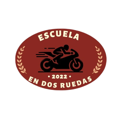 Escuelaendosruedas /enseñar a manejar motos logo