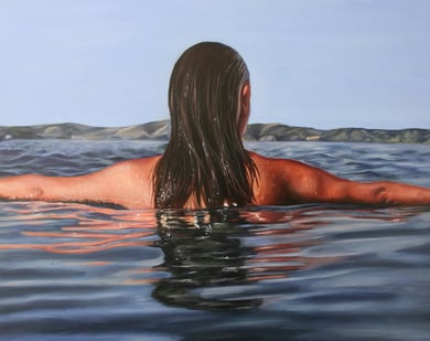 Pintura sobre óleo: call them nymph