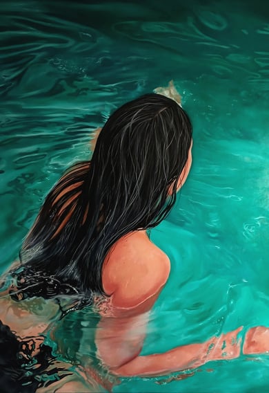 Pintura sobre óleo sobre composto. Clear por Maria João oJusto