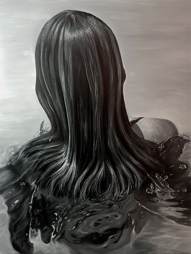Pintura a óleo sobre composto por Maria Joao Justo