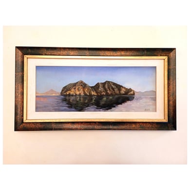 Pintura de paisagem a óleo pela artista portuguesa Maria João Justo