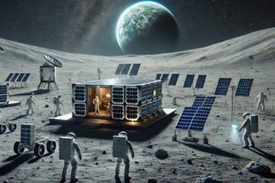 Immagine realizzata con l'IA. Credits: Astrospace.it