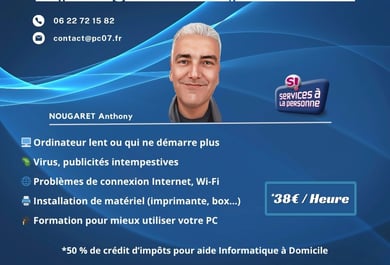 flyer pc07 pour dépannage ordinateur a domicile