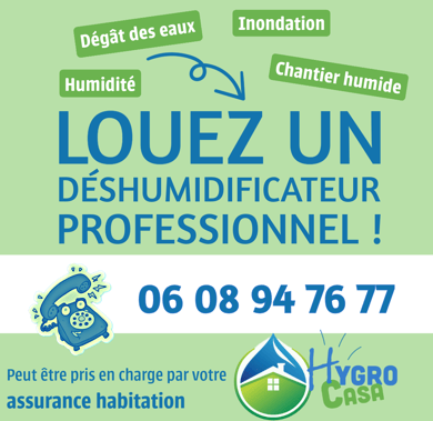 assèchement après dégât des eaux Bordeaux
