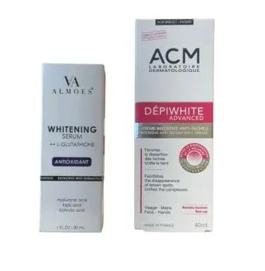ACM Dépiwhite Cream و VA Almoes Whitening Serum