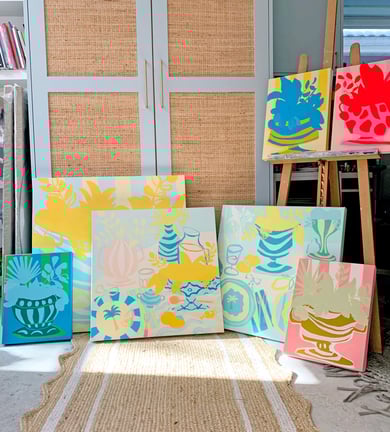 Lena Sin art studio, Vancouver art studio