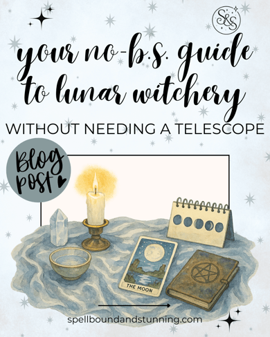 your no bs guide to lunar witchery with out needed an telescope blog post spellboundandstunning.com