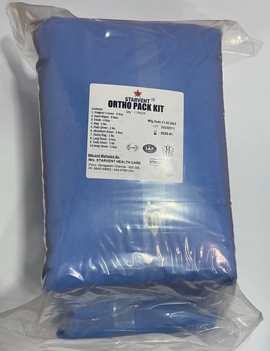 Starvent Health Care ortho drape pack kit(non woven cloth)
