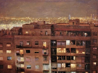 CAE LA NOCHE 80 X 60