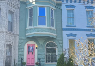 maison bleu à San Francisco 