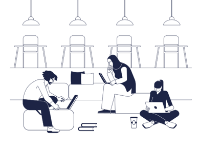 ilustracion coworking