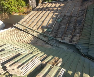 Extensive damage revealed after stripping of compromised leaking roof, West Rand