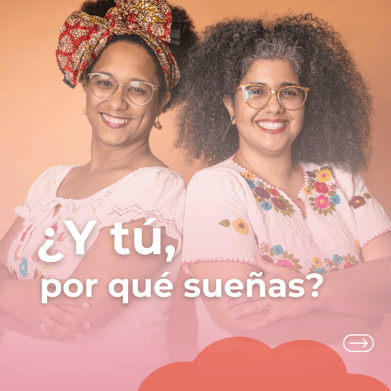 Lauristely y Michelle en portada de Porque Sueño Podcast