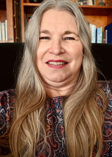Woman with long hair
