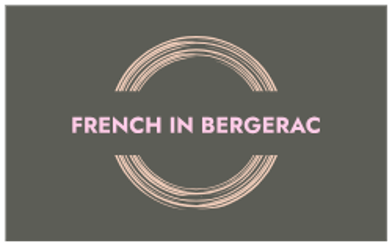 French in Bergerac logo