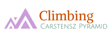 Mount Carstensz Pyramid 448m - West Papua Indonesia logo