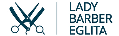 Lady barber Eglita logo