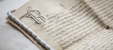 Image of royal charter by King Robert II of Scotland, 1380