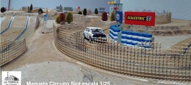 Maqueta de circuito de slot